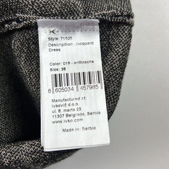 IVKO Black and White Floral Midi Dress - Picture 4 of 8